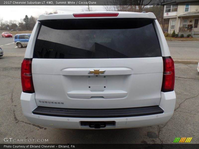 Summit White / Cocoa/Dune 2017 Chevrolet Suburban LT 4WD