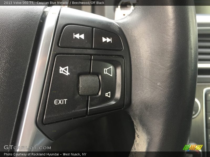 Caspian Blue Metallic / Beechwood/Off Black 2013 Volvo S60 T5