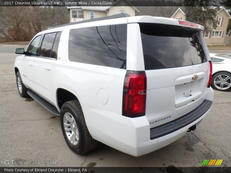 Summit White / Cocoa/Dune 2017 Chevrolet Suburban LT 4WD