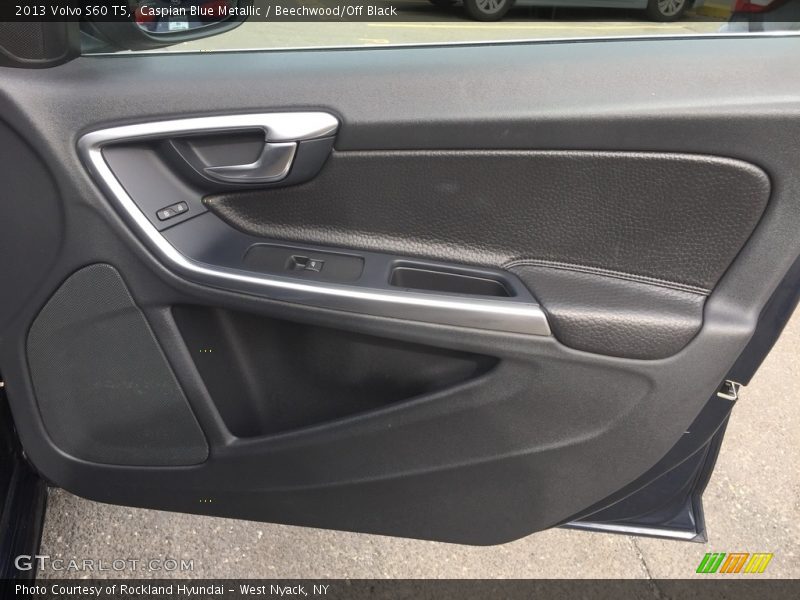 Caspian Blue Metallic / Beechwood/Off Black 2013 Volvo S60 T5