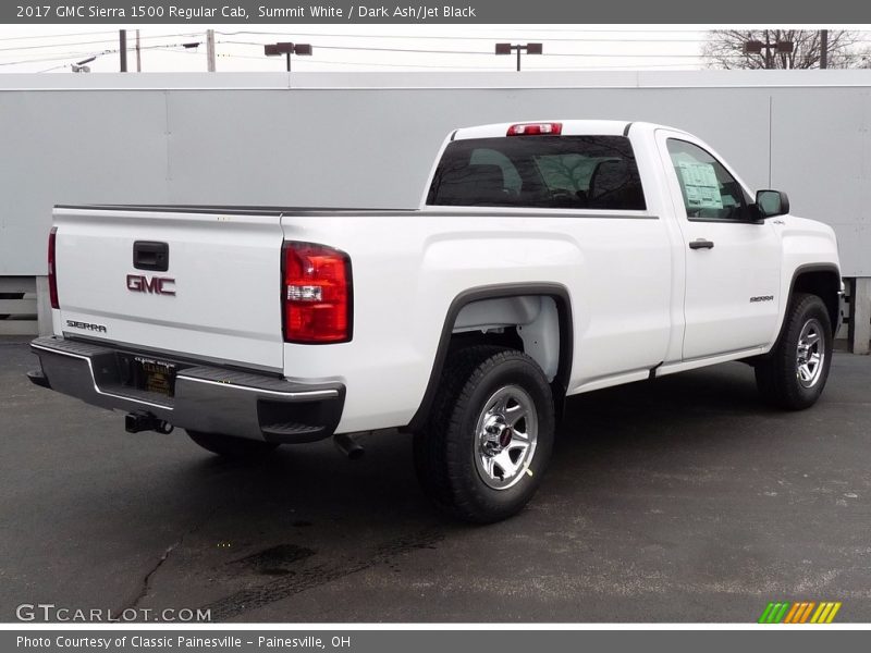Summit White / Dark Ash/Jet Black 2017 GMC Sierra 1500 Regular Cab