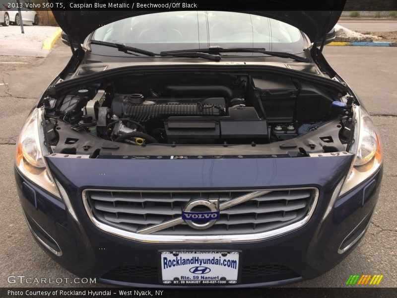 Caspian Blue Metallic / Beechwood/Off Black 2013 Volvo S60 T5