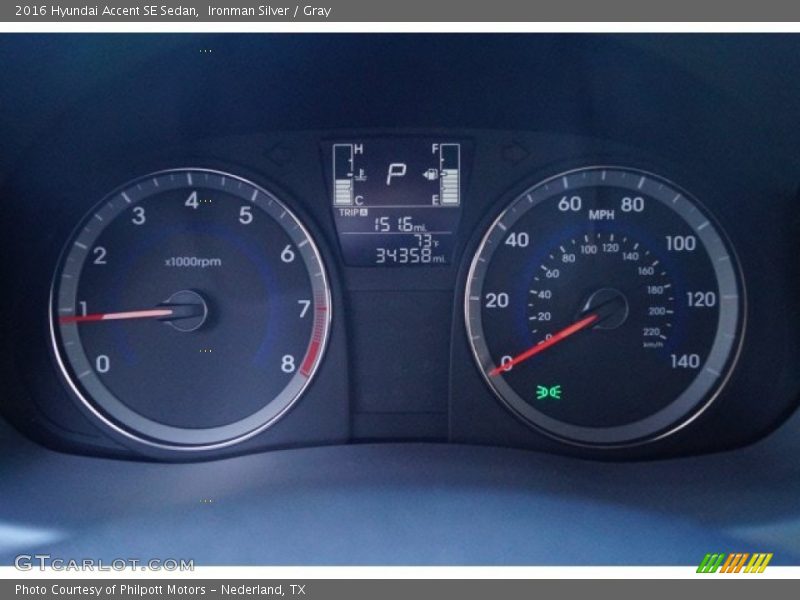 Ironman Silver / Gray 2016 Hyundai Accent SE Sedan