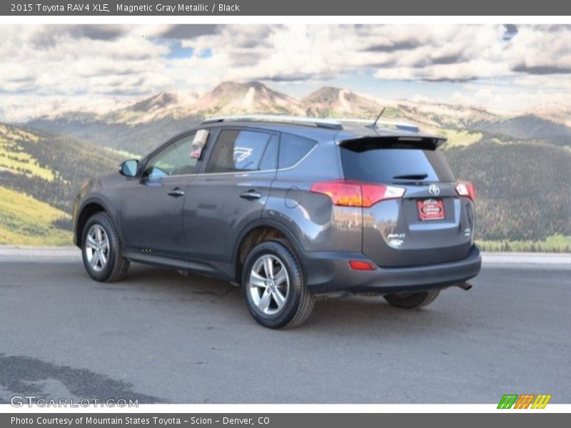 Magnetic Gray Metallic / Black 2015 Toyota RAV4 XLE