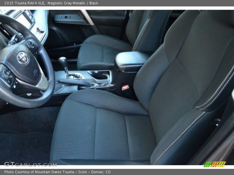 Magnetic Gray Metallic / Black 2015 Toyota RAV4 XLE
