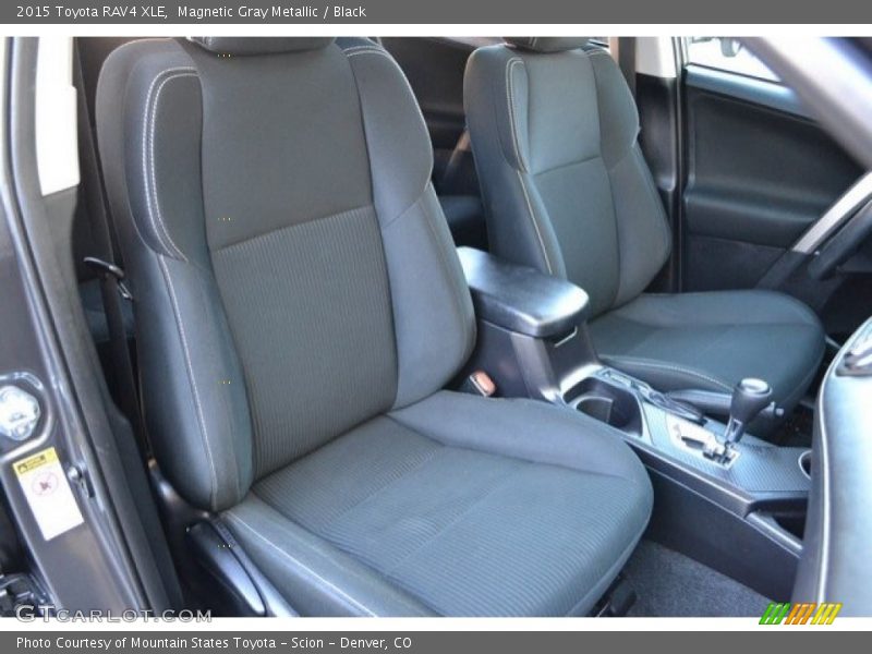 Magnetic Gray Metallic / Black 2015 Toyota RAV4 XLE