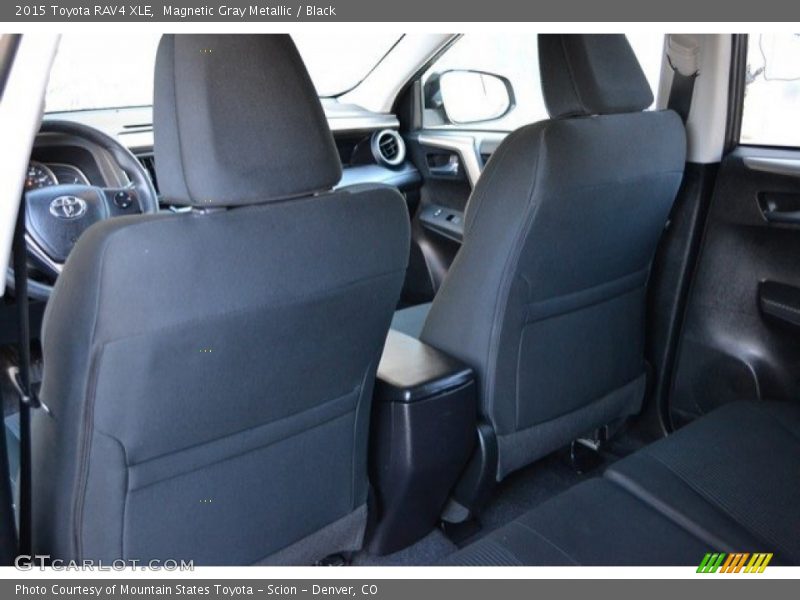 Magnetic Gray Metallic / Black 2015 Toyota RAV4 XLE