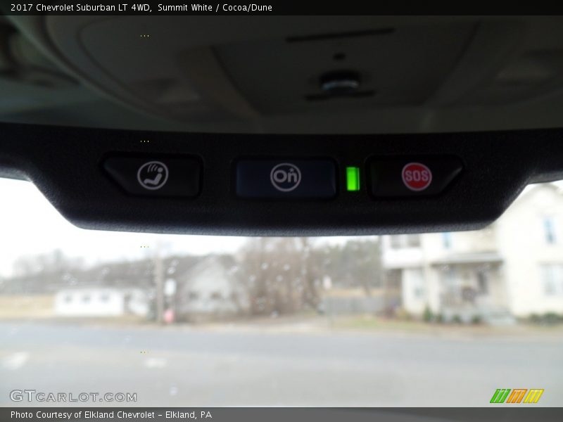 Summit White / Cocoa/Dune 2017 Chevrolet Suburban LT 4WD