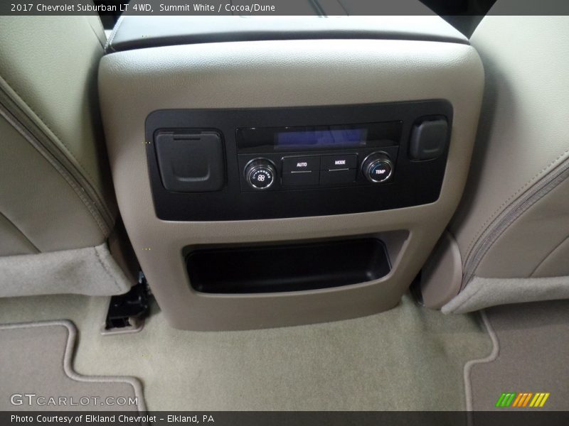 Summit White / Cocoa/Dune 2017 Chevrolet Suburban LT 4WD