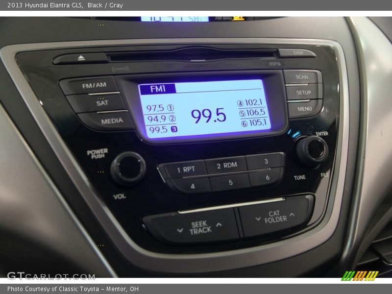 Black / Gray 2013 Hyundai Elantra GLS