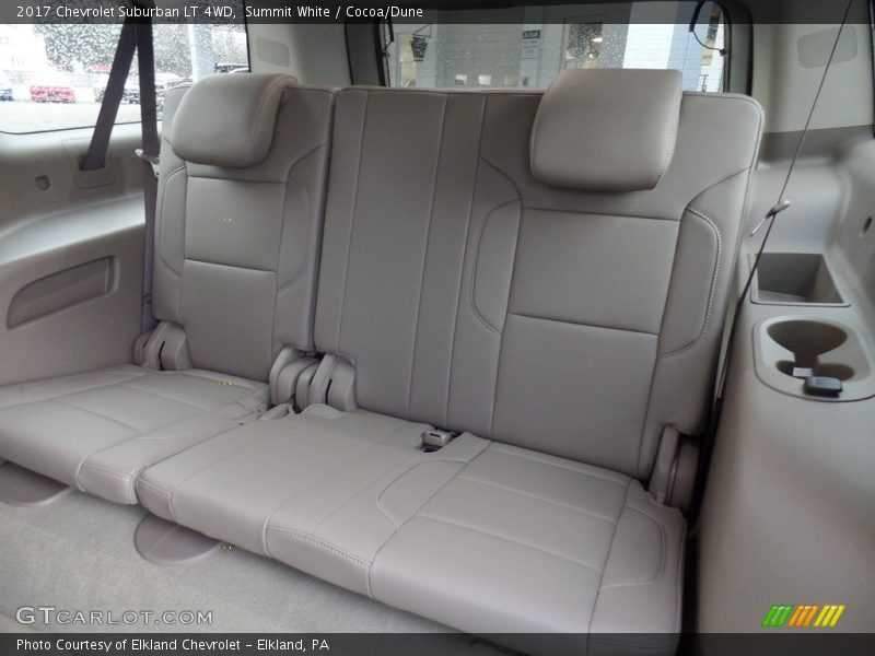 Summit White / Cocoa/Dune 2017 Chevrolet Suburban LT 4WD