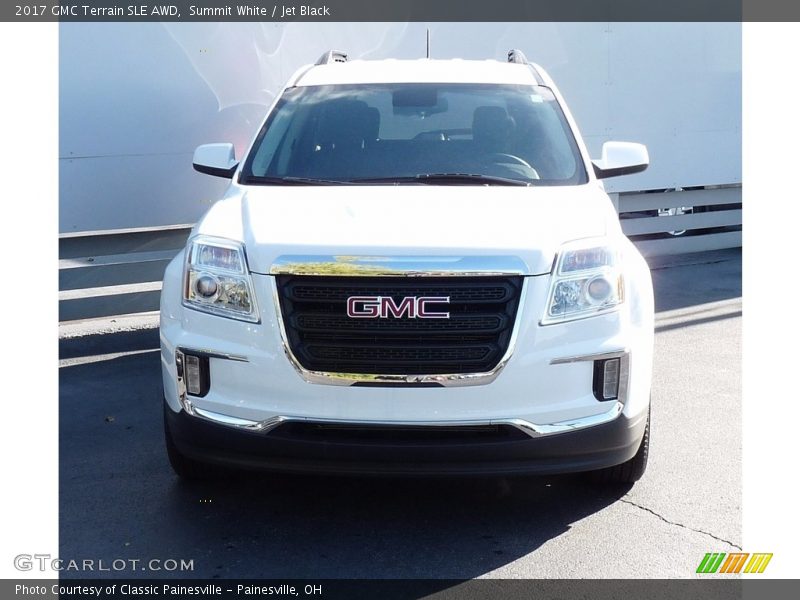 Summit White / Jet Black 2017 GMC Terrain SLE AWD