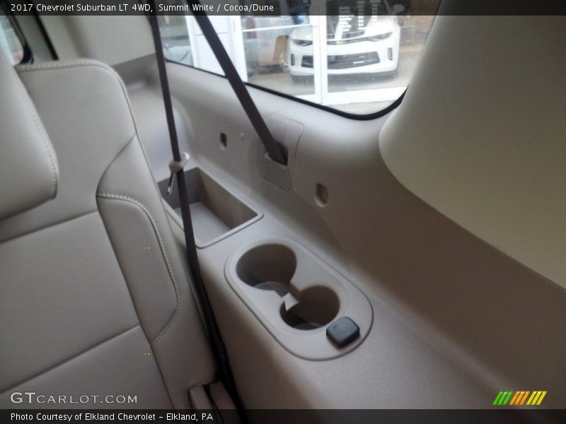 Summit White / Cocoa/Dune 2017 Chevrolet Suburban LT 4WD