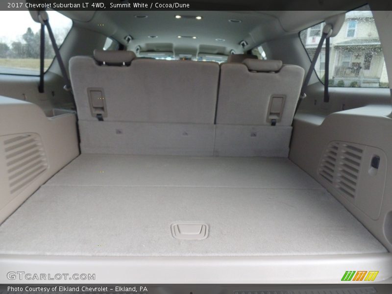 Summit White / Cocoa/Dune 2017 Chevrolet Suburban LT 4WD