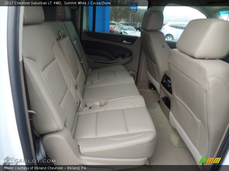 Summit White / Cocoa/Dune 2017 Chevrolet Suburban LT 4WD