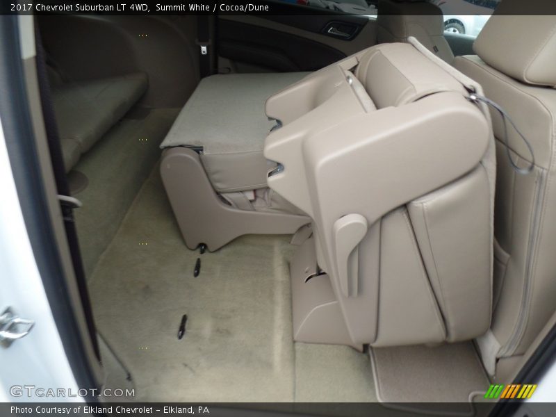 Summit White / Cocoa/Dune 2017 Chevrolet Suburban LT 4WD