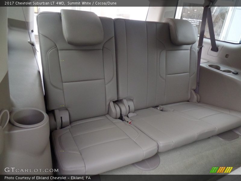 Summit White / Cocoa/Dune 2017 Chevrolet Suburban LT 4WD