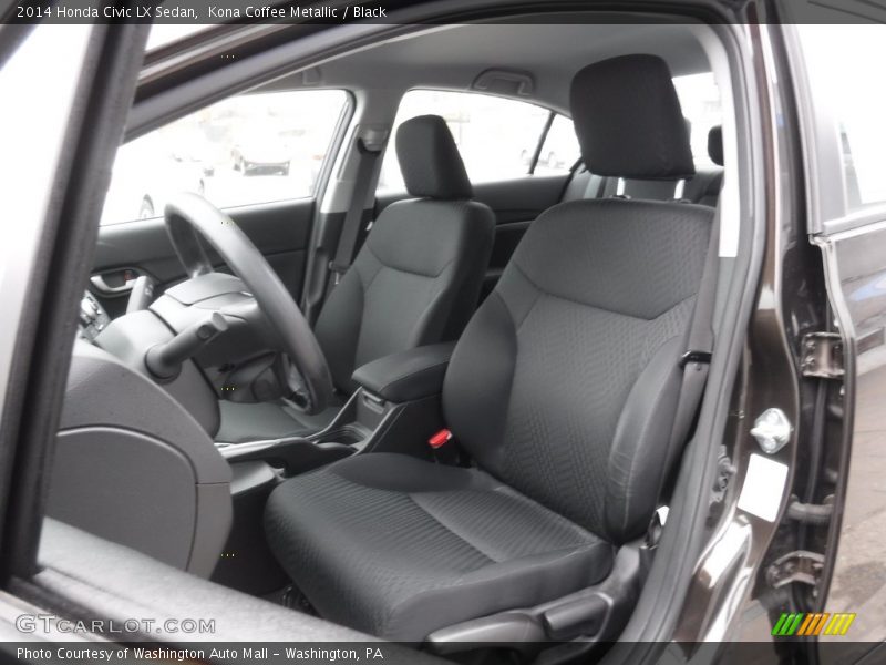 Kona Coffee Metallic / Black 2014 Honda Civic LX Sedan
