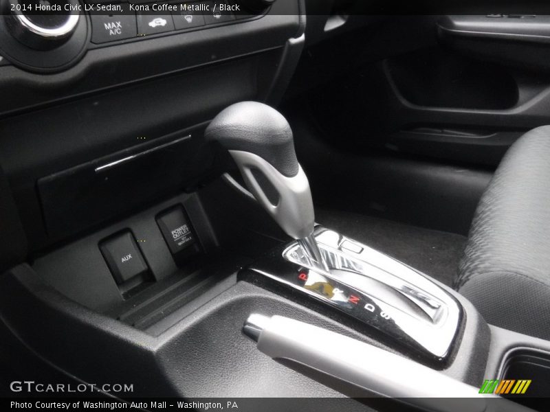 Kona Coffee Metallic / Black 2014 Honda Civic LX Sedan