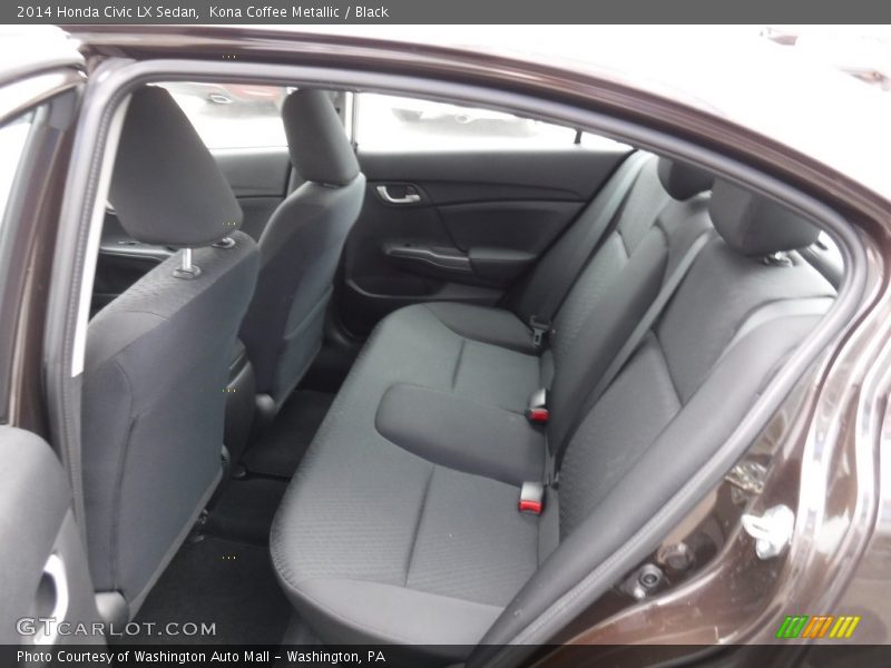 Kona Coffee Metallic / Black 2014 Honda Civic LX Sedan