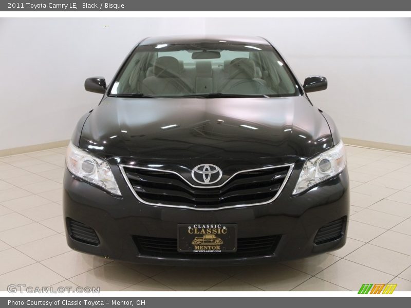 Black / Bisque 2011 Toyota Camry LE