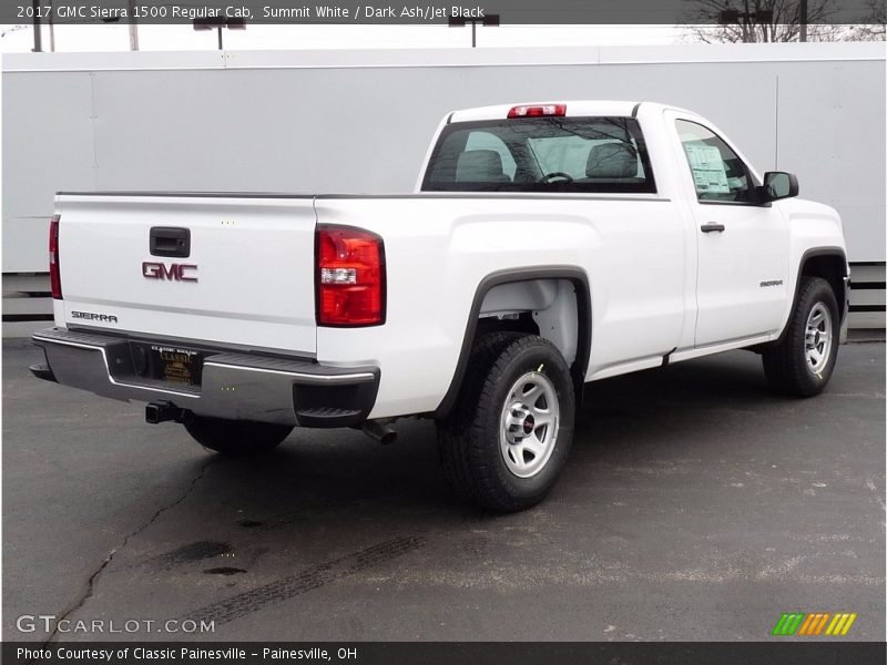 Summit White / Dark Ash/Jet Black 2017 GMC Sierra 1500 Regular Cab