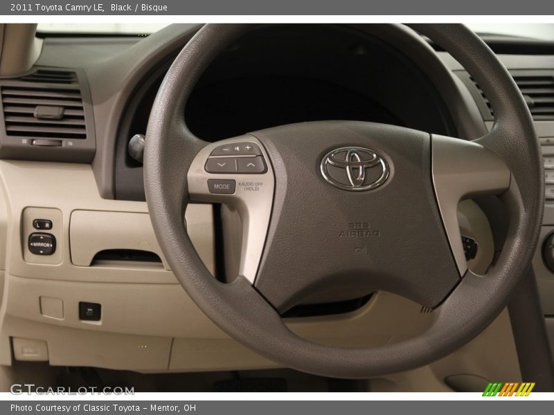 Black / Bisque 2011 Toyota Camry LE
