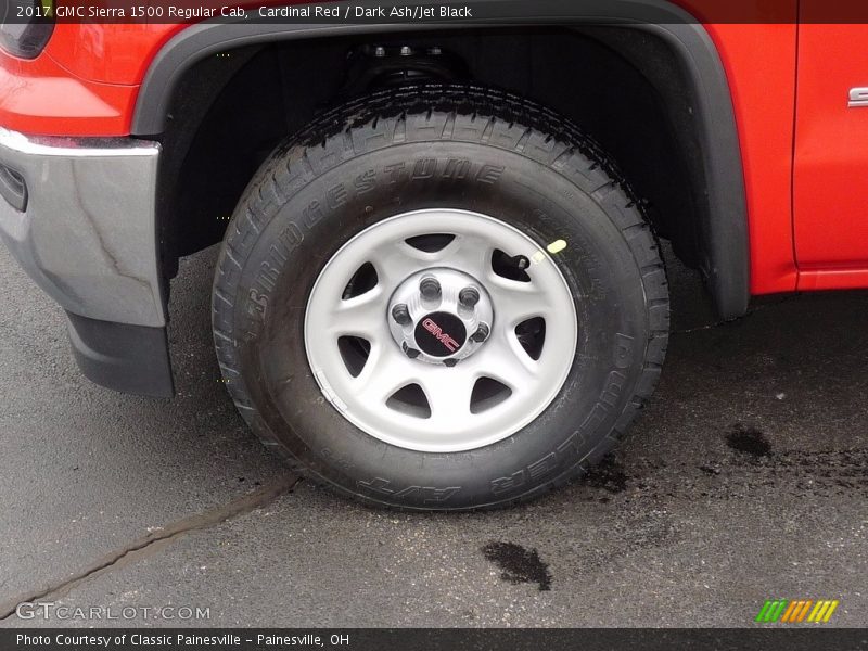 Cardinal Red / Dark Ash/Jet Black 2017 GMC Sierra 1500 Regular Cab
