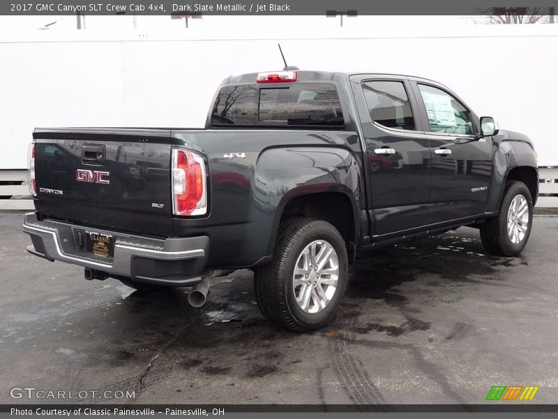 Dark Slate Metallic / Jet Black 2017 GMC Canyon SLT Crew Cab 4x4