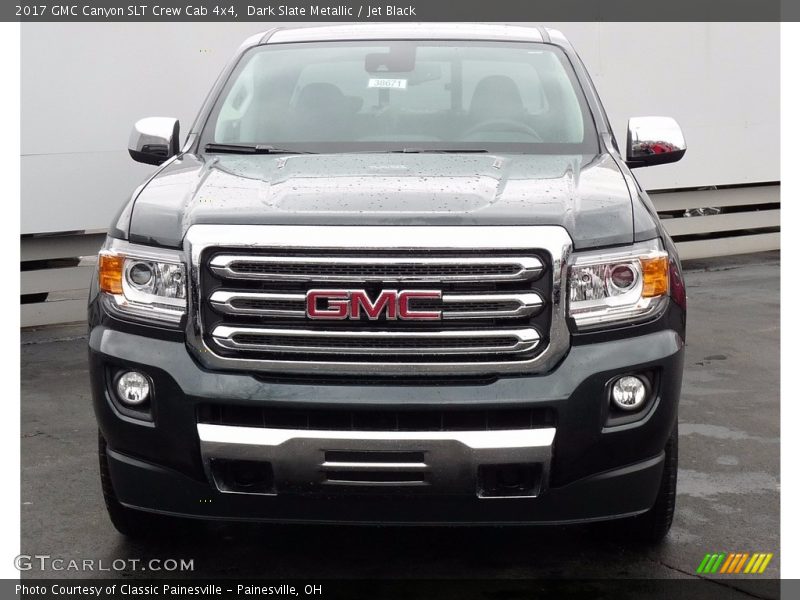 Dark Slate Metallic / Jet Black 2017 GMC Canyon SLT Crew Cab 4x4