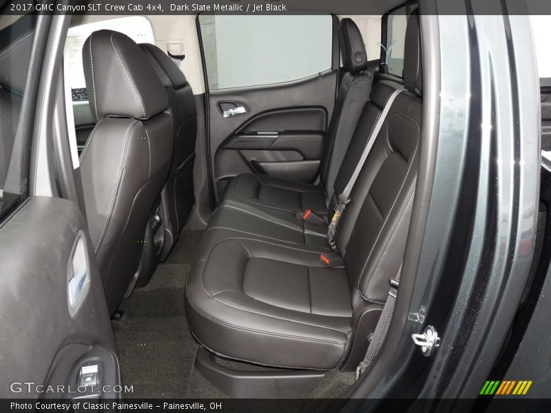 Rear Seat of 2017 Canyon SLT Crew Cab 4x4