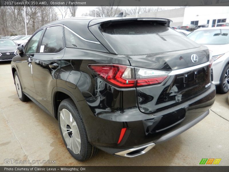Obsidian / Parchment 2017 Lexus RX 350 AWD