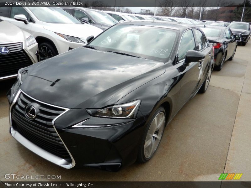 Obsidian / Black 2017 Lexus IS 300 AWD