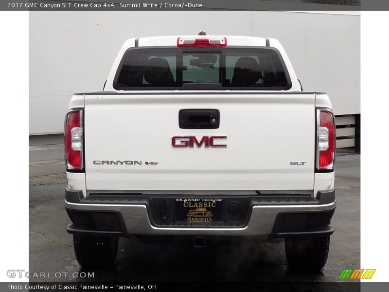 Summit White / Cocoa/­Dune 2017 GMC Canyon SLT Crew Cab 4x4