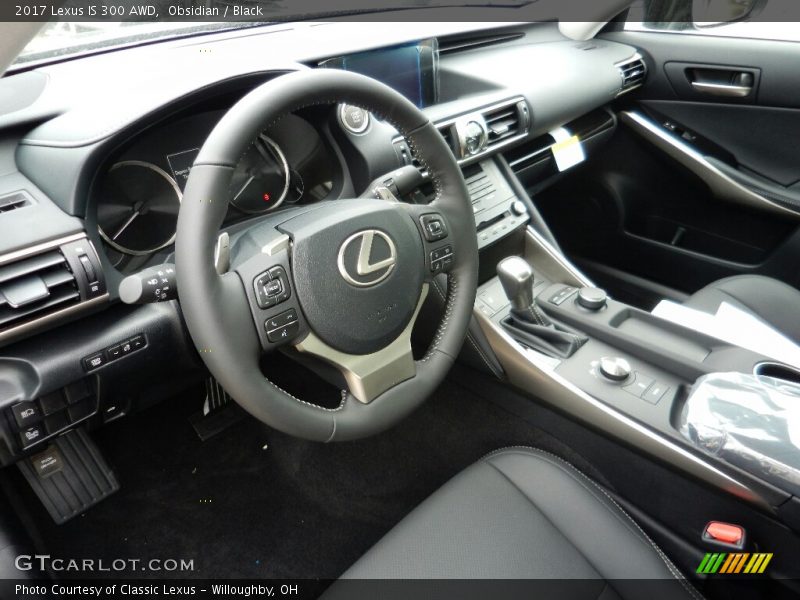 Obsidian / Black 2017 Lexus IS 300 AWD