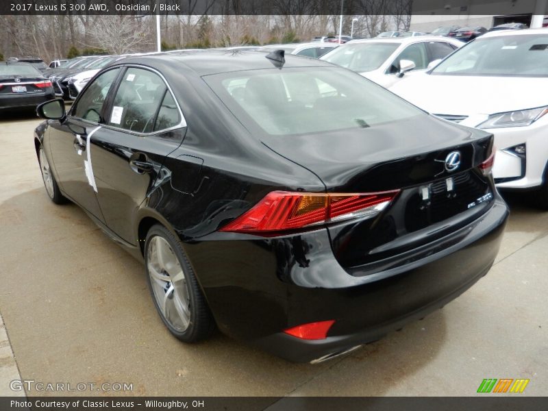Obsidian / Black 2017 Lexus IS 300 AWD