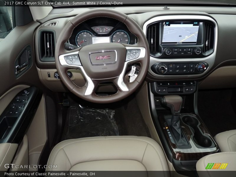 Dashboard of 2017 Canyon SLT Crew Cab 4x4