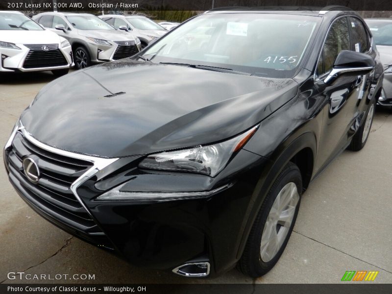 Obsidian / Flaxen 2017 Lexus NX 200t AWD