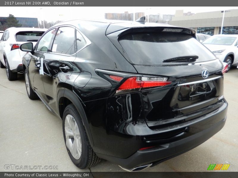 Obsidian / Flaxen 2017 Lexus NX 200t AWD