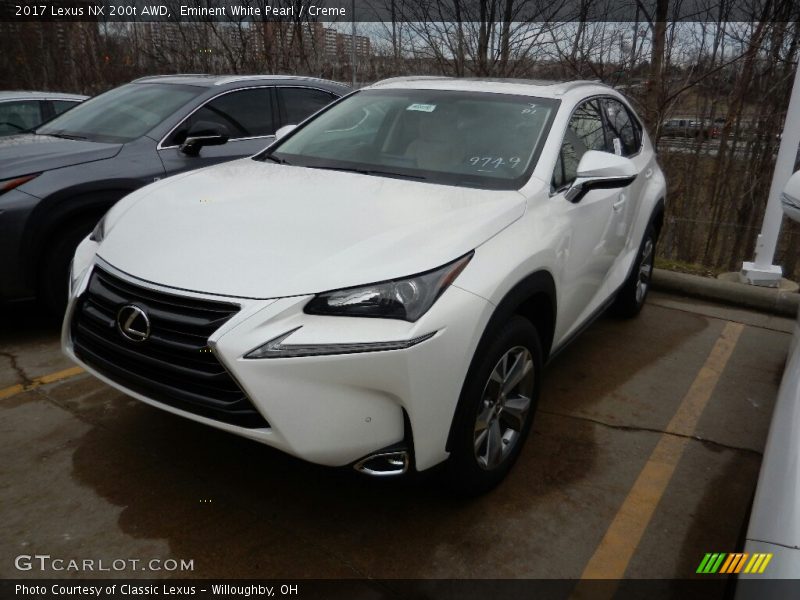 Eminent White Pearl / Creme 2017 Lexus NX 200t AWD