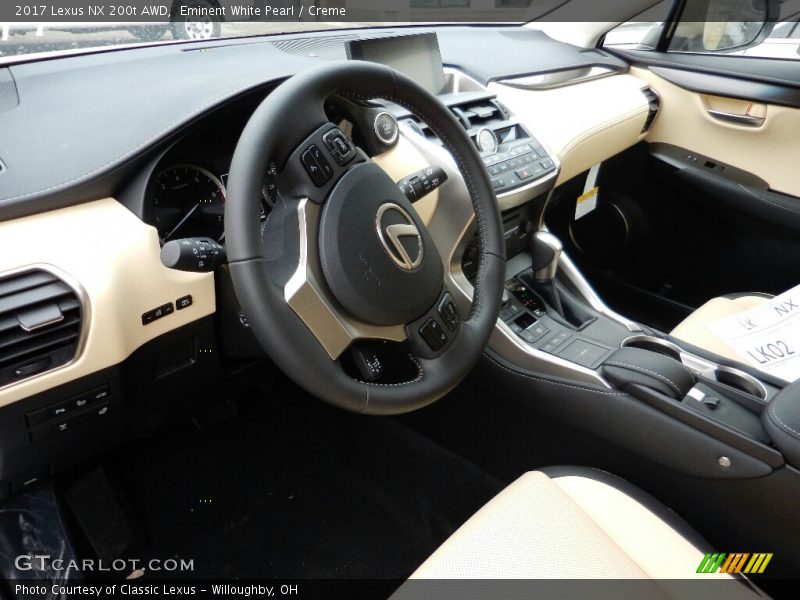 Eminent White Pearl / Creme 2017 Lexus NX 200t AWD