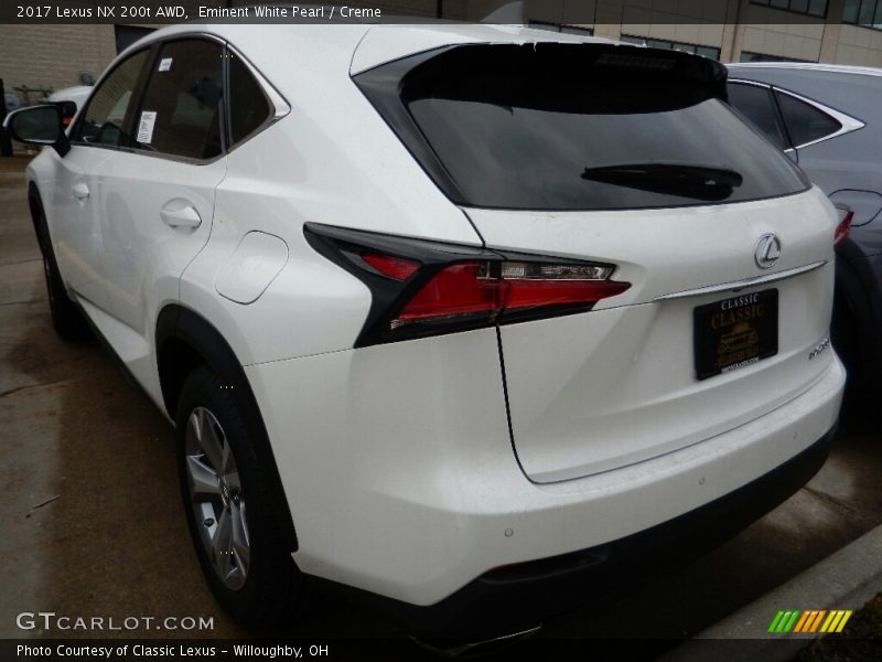 Eminent White Pearl / Creme 2017 Lexus NX 200t AWD