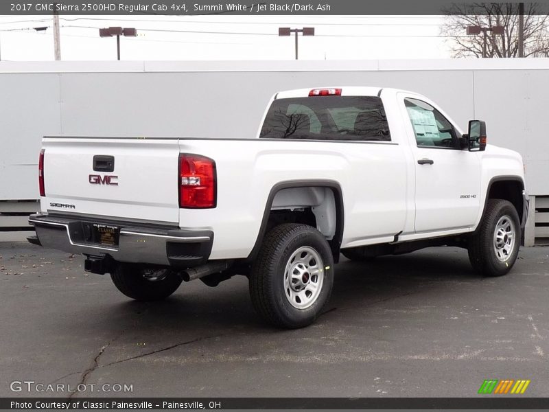 Summit White / Jet Black/Dark Ash 2017 GMC Sierra 2500HD Regular Cab 4x4