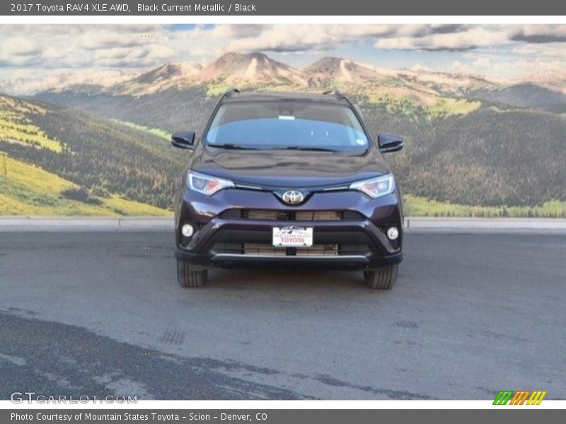 Black Current Metallic / Black 2017 Toyota RAV4 XLE AWD