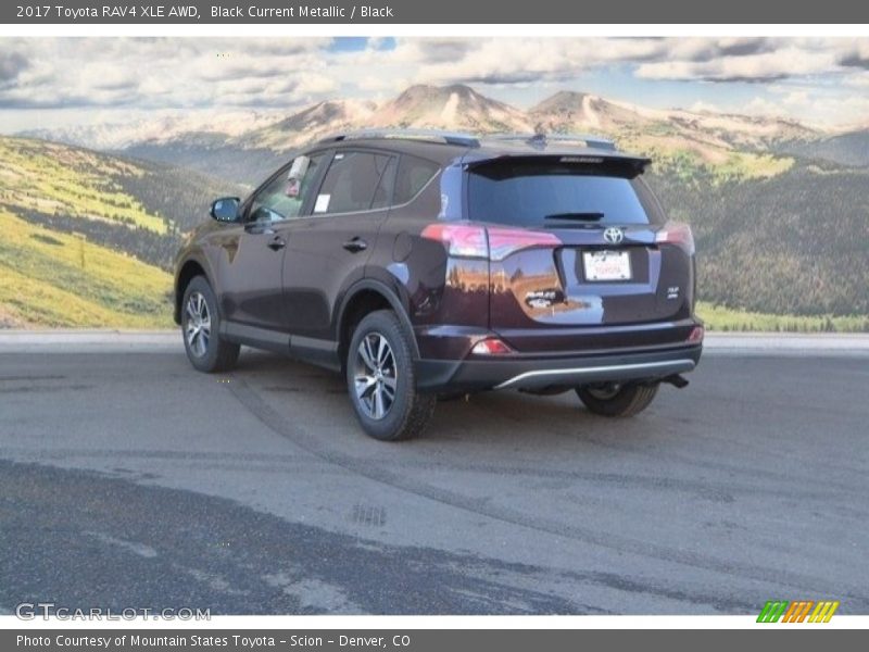 Black Current Metallic / Black 2017 Toyota RAV4 XLE AWD
