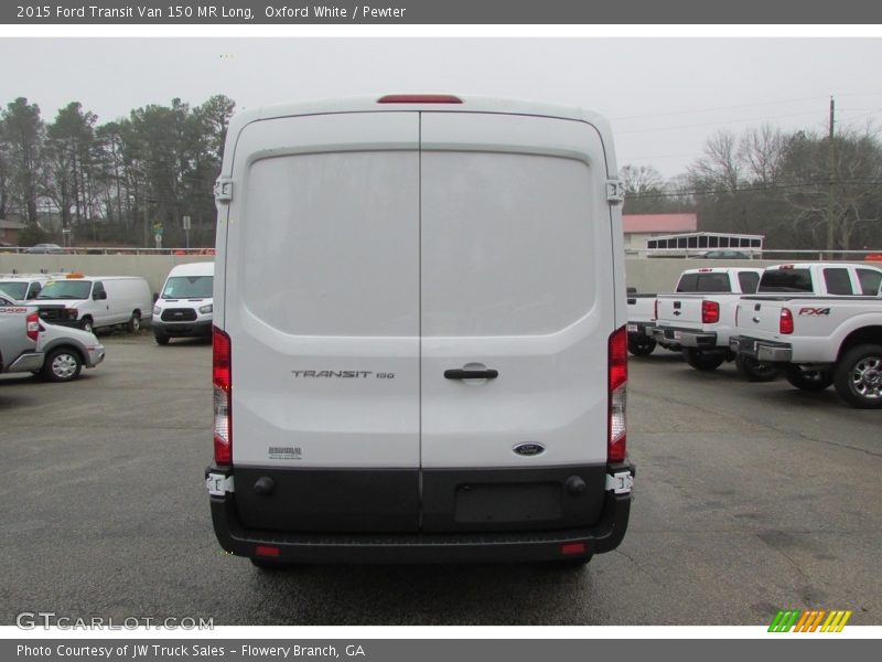 Oxford White / Pewter 2015 Ford Transit Van 150 MR Long