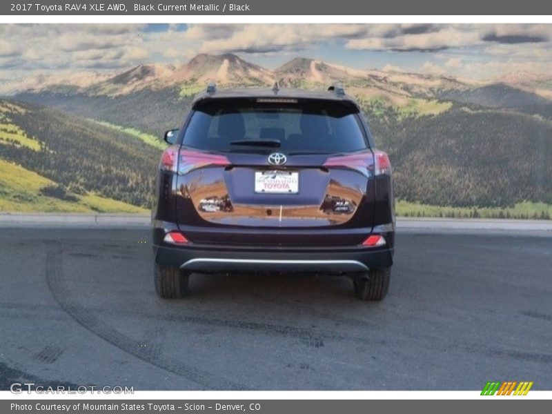 Black Current Metallic / Black 2017 Toyota RAV4 XLE AWD