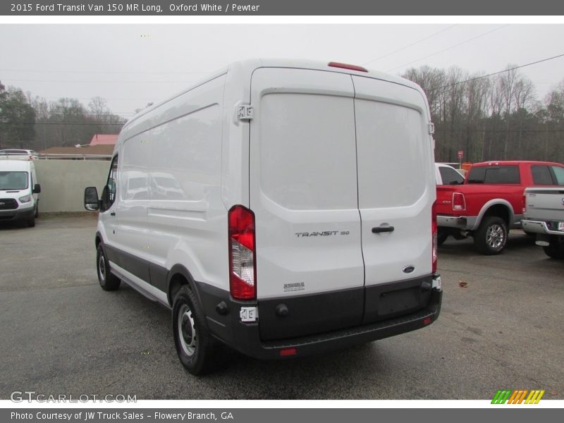 Oxford White / Pewter 2015 Ford Transit Van 150 MR Long
