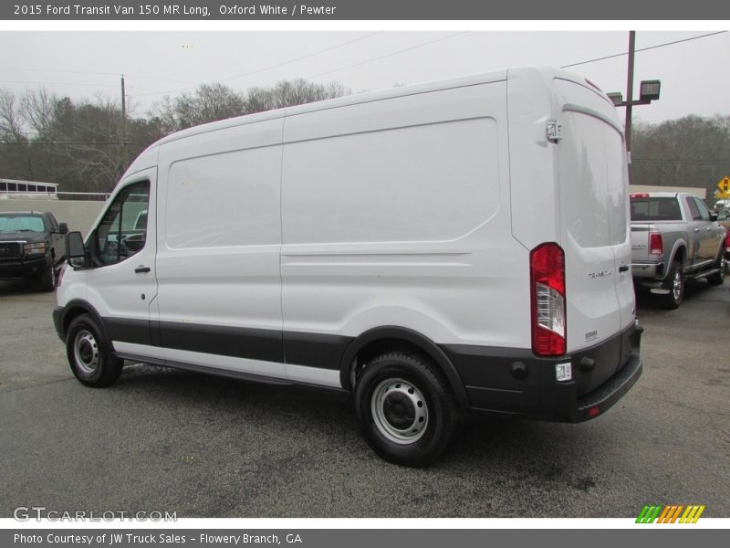 Oxford White / Pewter 2015 Ford Transit Van 150 MR Long