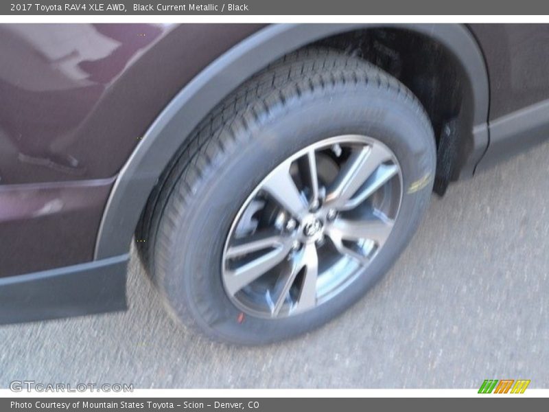 Black Current Metallic / Black 2017 Toyota RAV4 XLE AWD